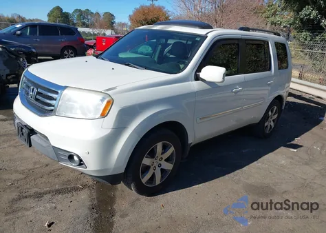 2013 Honda Pilot Touring from USA, damaged, VIN 5FNYF3H94DB041440